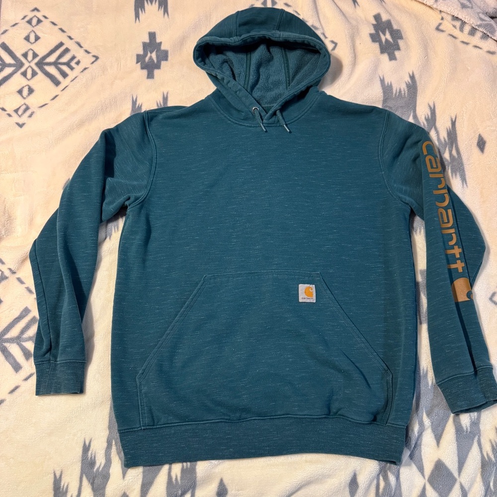 Carhartt Men's Loose Fit Graphic Sleeve Hoodie - Medium